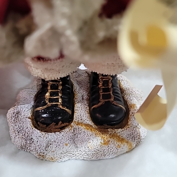 VTG Kurt S. Adler Santa's World Fabric Mache 12" Centerpiece Figurine in OG Box - Picture 12 of 16